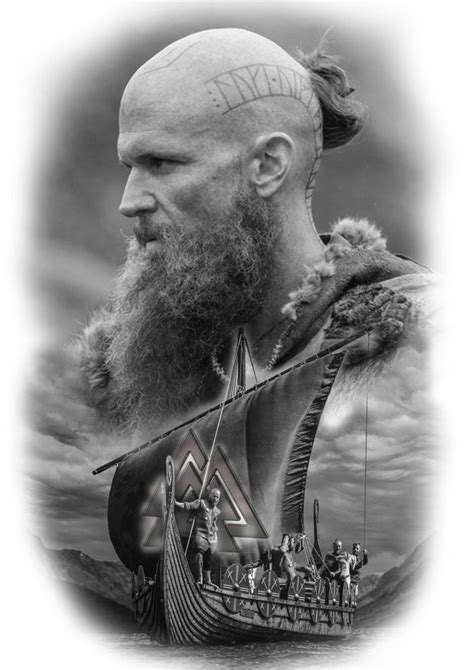 Viking Flouki Tattoo Design Ideias De Tatuagens Tatuagens Preto E