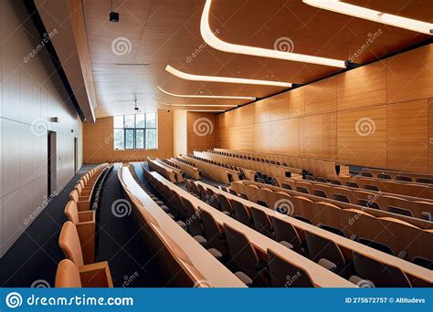 A Modern Lecture Hall With Contemporary Design And Minimalist