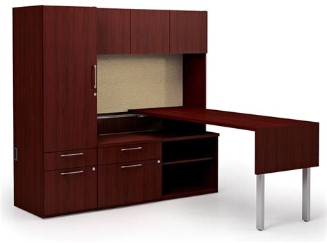 The Office Leader Contemporary L Shape Office Desk Workstation With