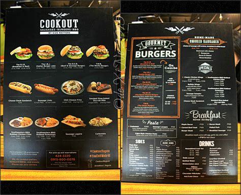 Cookout Restaurant Menu Prices A Comprehensive Guide Paraiso Island