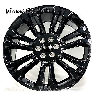 Gloss Black Oe Replica Rims Fits Cadillac