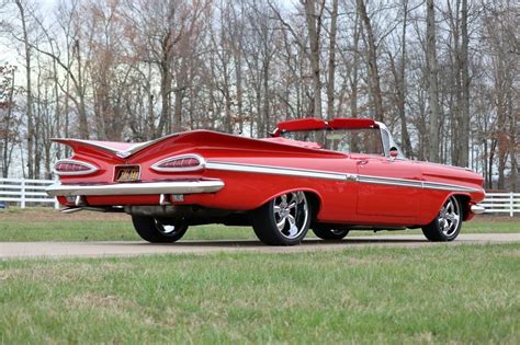 ROMAN RED 1959 Chevrolet Impala Convertible 348ci Tri Power Classic