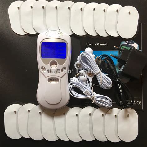 10pcs Whole English Key Dual Output Electrical Stimulator Full Body