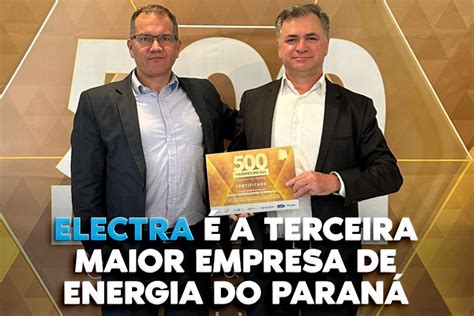 Electra é a terceira maior empresa de energia do Paraná Electra Energy