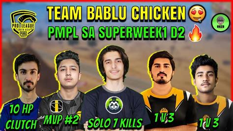 TEAM BABLU I8 ESPORTS DOMINATION PMPL SA S4 2021 TOP CLUTCHES SW1 D2