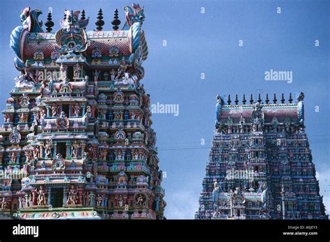 Minakshi temple, India, Tamil Nadu, Madurai Stock Photo - Alamy