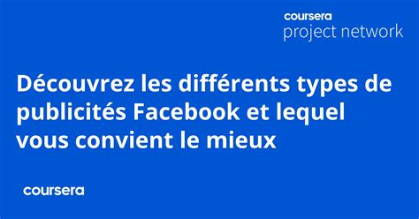 Découvrez Les Différents Types De Publicités Facebook Et Lequel Vous