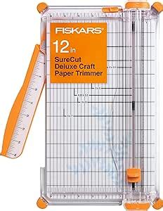 Fiskars En Coupe Papier Surecut Deluxe Cm Amazon Fr Fournitures