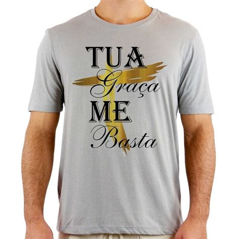 Camiseta Tua Graça Me Basta Camisa Gospel Evangélica Cristã in 2024