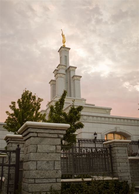 Columbia River Washington Temple At Dawn