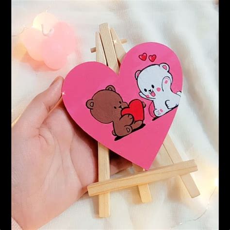 Cute Painting Love Painting Valentine S Day Gift Canvas Painting