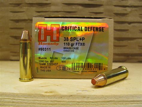 Hornady Critical Defense Special Rd Box Grain P Ftx Sgammo