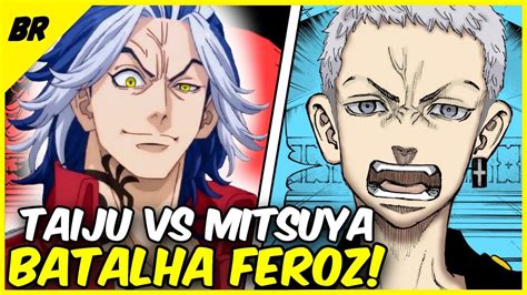 Uma Batalha Feroz Mitsuya Vs Taiju Tokyo Revengers 34 Youtube