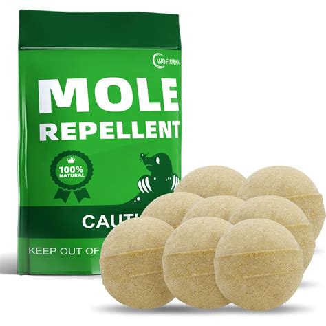 Wofimeha Mole Repellent - Natural Gopher Deterrent for Lawn - Safe for ...