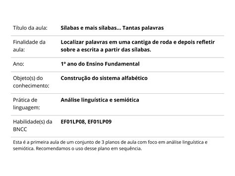 Planos De Aula De Portugu S Adaptados Bncc Veja As Dicas Descubra