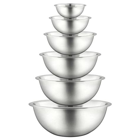 Mixing Bowl Set Stainless Steel Kitchenware At Lowes