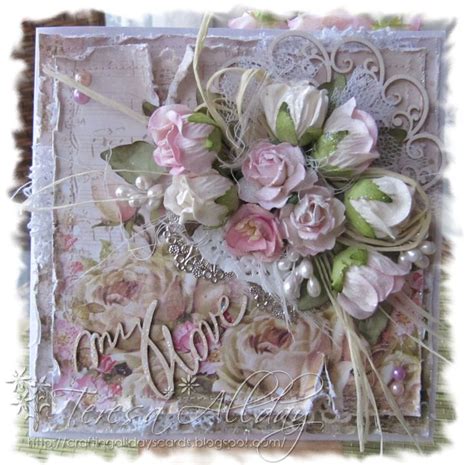 Pin By France Rivard On Carte Shabby Chic Cards Creative Cards