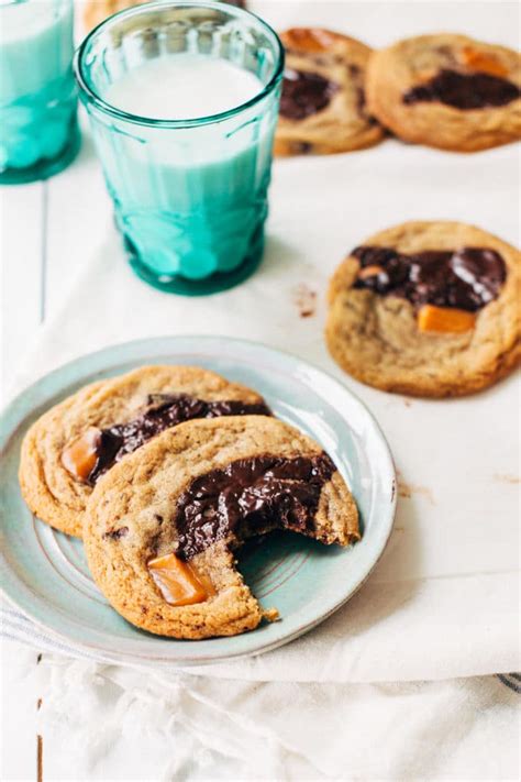 Chewy Chocolate Caramel Cookies Recipe - Foodess.com