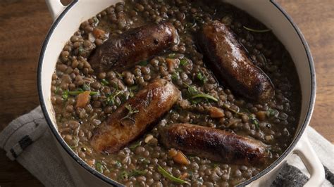 Toulouse Sausage And Puy Lentil Casserole Recipe