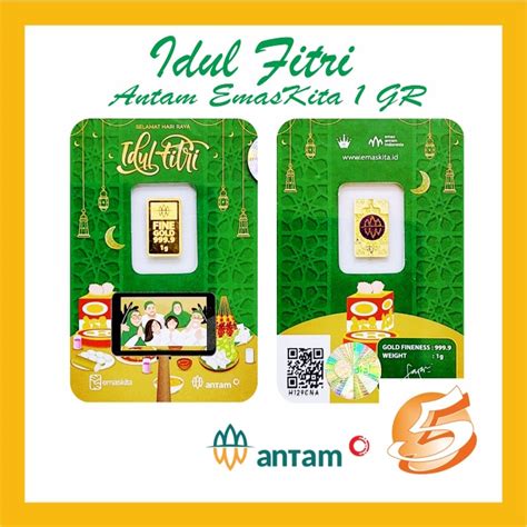 Jual Logam Mulia Antam Emas Kita Gram Idul Fitri K Bullion Protect