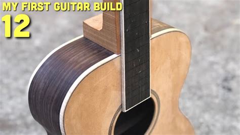 Acoustic Guitar Build Part 12 Fretboard Slotting Binding And