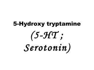 SEROTONIN VK PPT