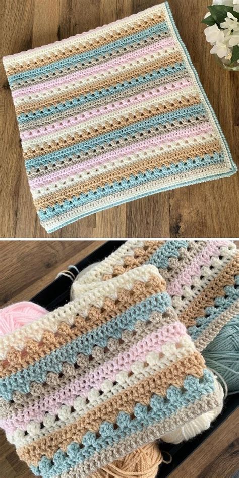 Cosy Stripe Blanket Ideas And Inspiration Crochetpedia Striped