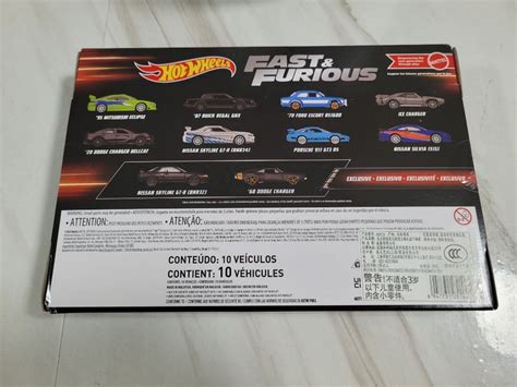 Hot Wheels Fast And Furious Box Set Of Cars Hobbies Toys Toys Games On Carousell