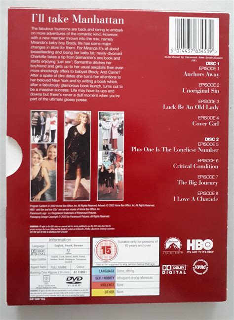 Sex And The City Collection Staffeln Dvd Top Zustand Kultserie Ebay