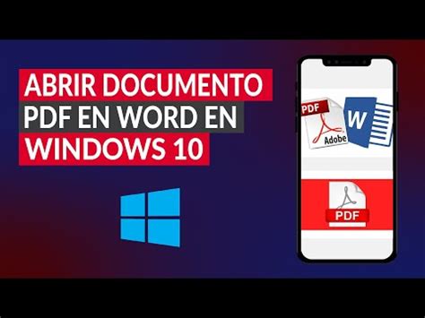 C Mo Abrir Y Editar F Cilmente Documentos Pdf En Word En Windows