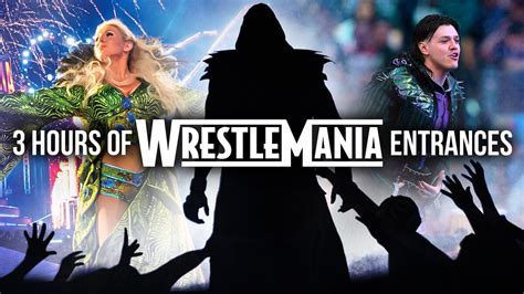 3 Hours Of Wrestlemania Entrances Wwe