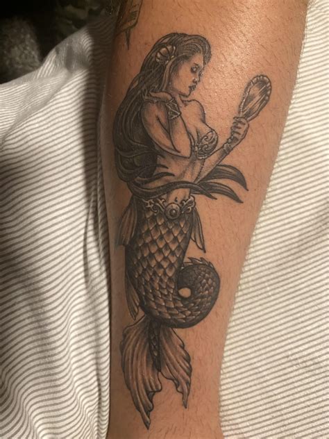 Realistic Mermaid Tattoos