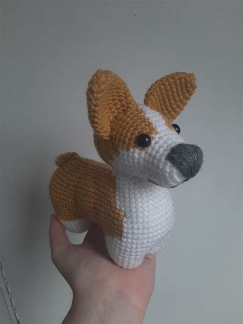 Cute Corgi Dog Amigurumi Crochet Pattern Pdf Tutorial With Etsy