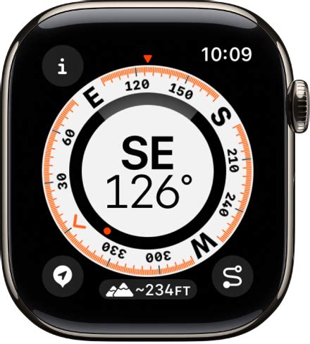 Verwenden Der App Kompass Auf Der Apple Watch Apple Support De