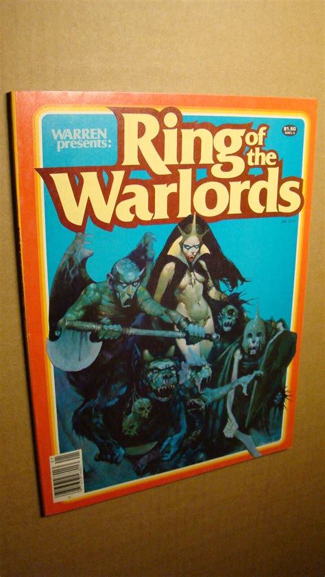 Warren Presents Ring Of The Warlord 1 VF NM 9 0 Famous Monsters Wally