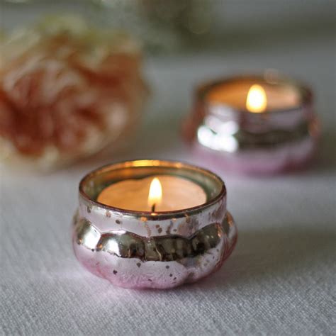 Mini Mercury Pink Floating Tea Light Holders The Wedding Of My Dreams