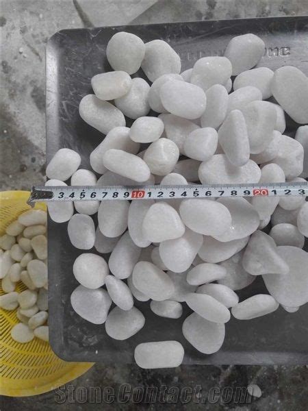 Vietnam White Marble Pebbles Tumbled From Viet Nam Stonecontact