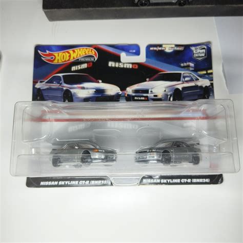 Jual Promo Hot Wheels Premium Twin 2 Pack Nissan Skyline Gtr R32 R34 Nismo Termurah Shopee