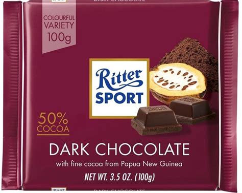 Темный шоколад Ritter Sport 100 г (4000417020000) – купить в Украине ...