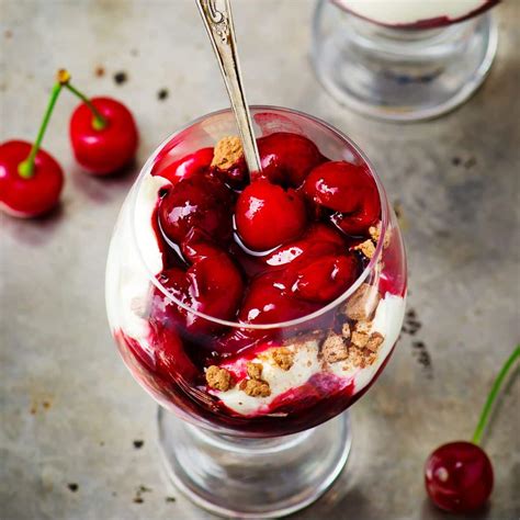 15 Sweet Cherry Recipes with Fresh Cherries - caramel and cashews