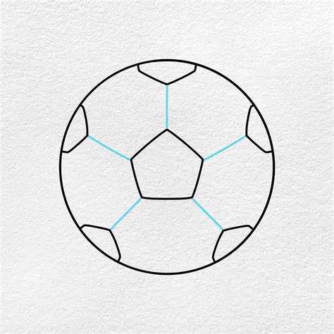 Original Soccer Ball Drawing Easy - Infoupdate.org