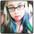 Blonde With Brown Tips With Blue And Green Loosely Curled Hair Micky B S Photo Beautylish