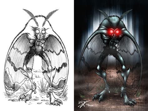 Mothman By Necronocimon On Deviantart