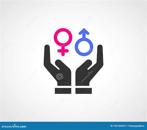 Gender Equaly Concept Icon Design Stock Vector - Illustration of equaly, icon: 104185833