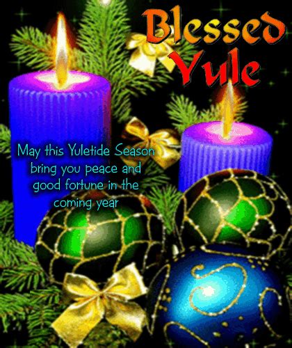 A Blessed Yule Greeting. Free Yule eCards, Greeting Cards | 123 Greetings