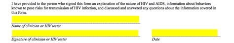 Free Hiv Test Informed Consent Form Pdf Eforms