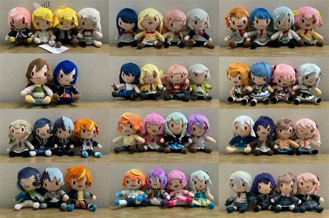 Project Sekai Colorful Stage Sitting Plush Toy Plushie Nui Luka Rin Len Miku Minori Haruka