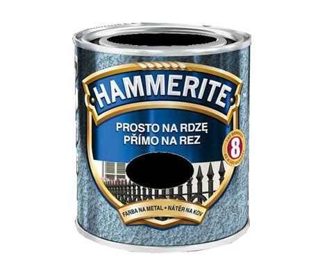 Farba Hammerite Prosto Na Rdz L Czarny Po Ysk