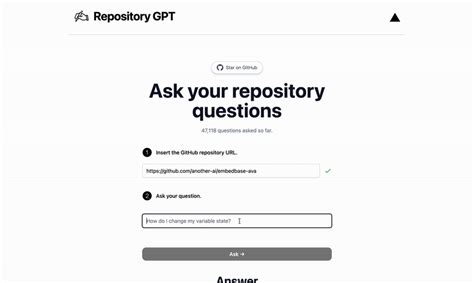 GitHub - different-ai/chat-gpt-github: ChatGPT-powered QA Github Repository