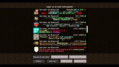 Servidores De Minecraft